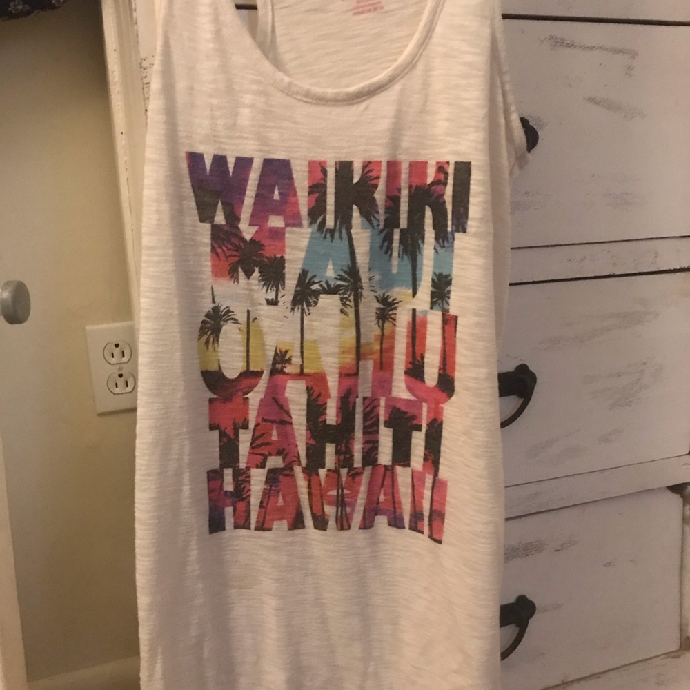 Hawaii beach tank